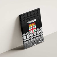 Fiji Tapa Rugby Custom Canvas Wall Art Go Fijiana LT14 - Polynesian Pride