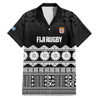 Fiji Tapa Rugby Custom Family Matching Mermaid Dress and Hawaiian Shirt Go Fijiana - Polynesian Pride