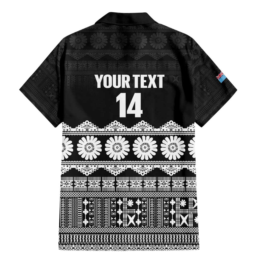 Fiji Tapa Rugby Custom Family Matching Mermaid Dress and Hawaiian Shirt Go Fijiana - Polynesian Pride