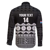 Fiji Tapa Rugby Custom Family Matching Mermaid Dress and Hawaiian Shirt Go Fijiana - Polynesian Pride