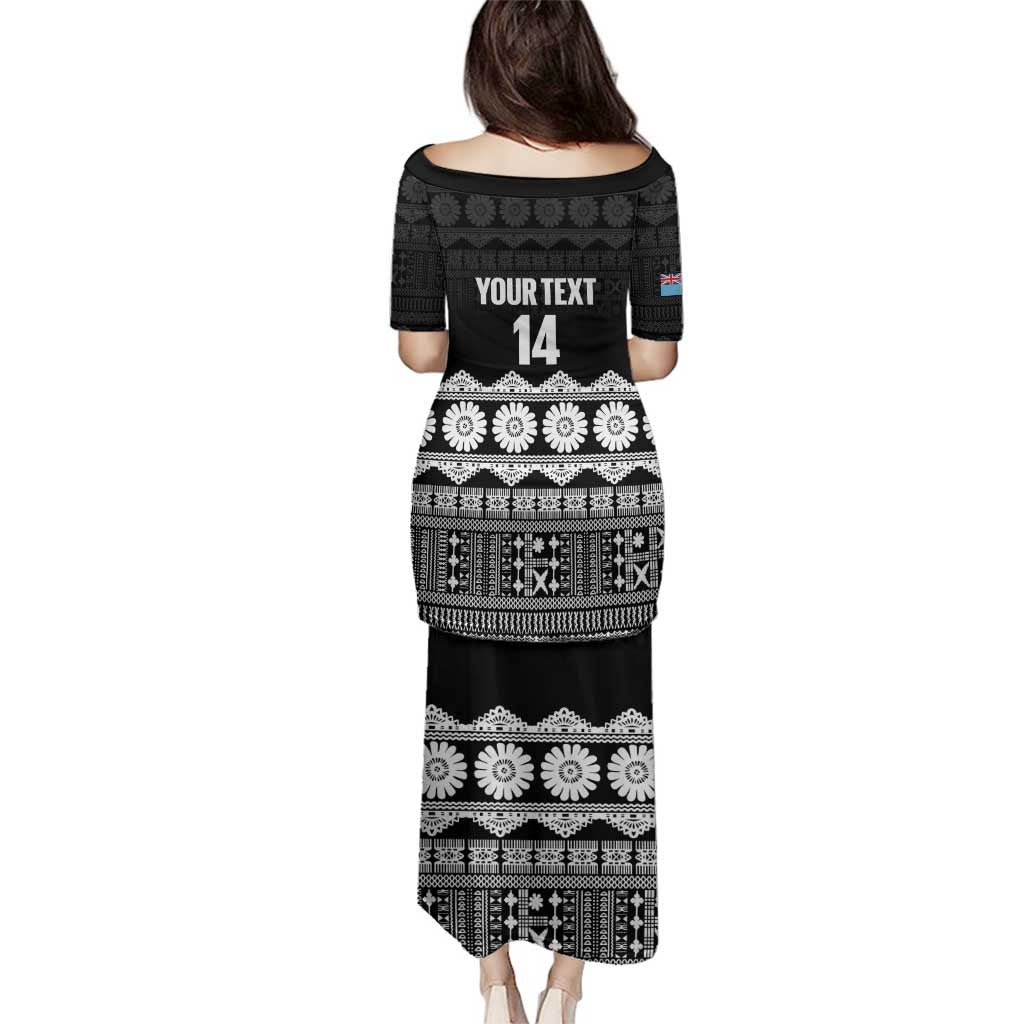 Fiji Tapa Rugby Custom Family Matching Puletasi and Hawaiian Shirt Go Fijiana - Polynesian Pride