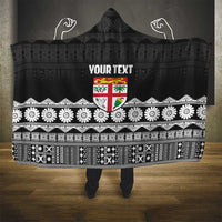 Fiji Tapa Rugby Custom Hooded Blanket Go Fijiana LT14 - Polynesian Pride