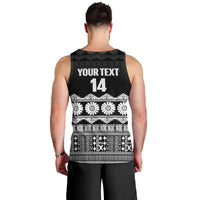 Fiji Tapa Rugby Custom Men Tank Top Go Fijiana LT14 - Polynesian Pride