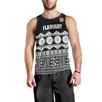 Fiji Tapa Rugby Custom Men Tank Top Go Fijiana LT14 - Polynesian Pride