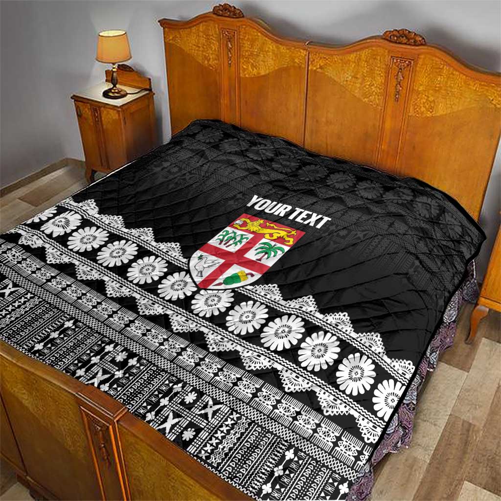 Fiji Tapa Rugby Custom Quilt Go Fijiana - Polynesian Pride