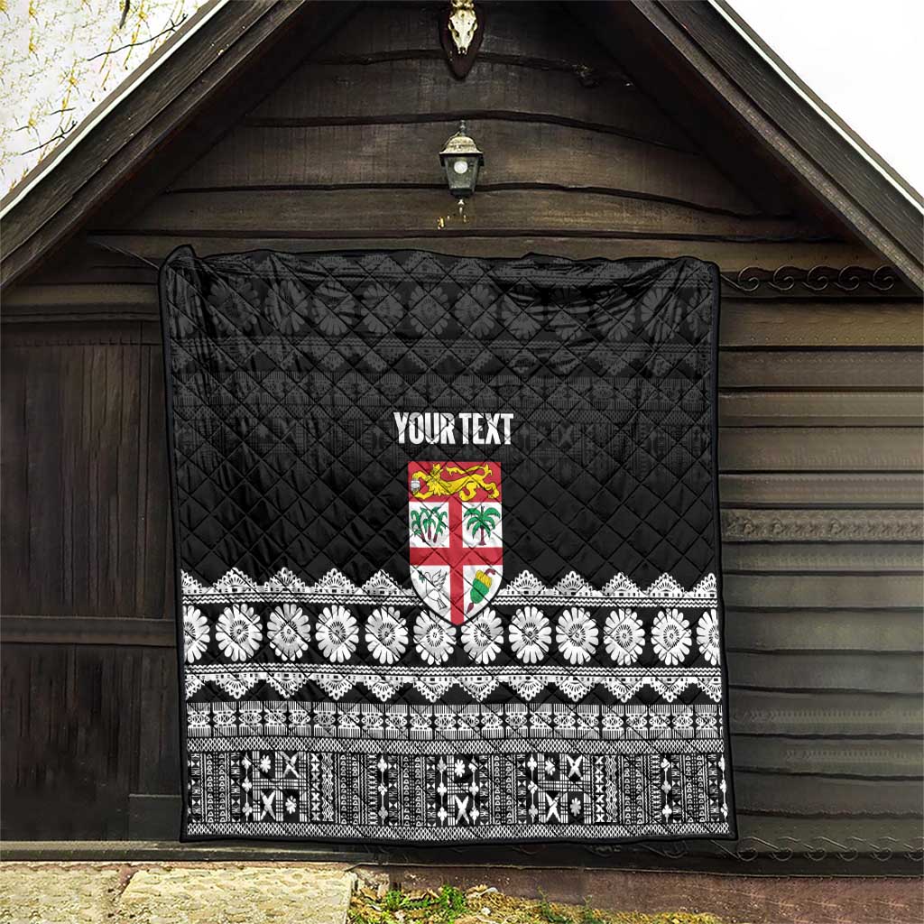 Fiji Tapa Rugby Custom Quilt Go Fijiana - Polynesian Pride