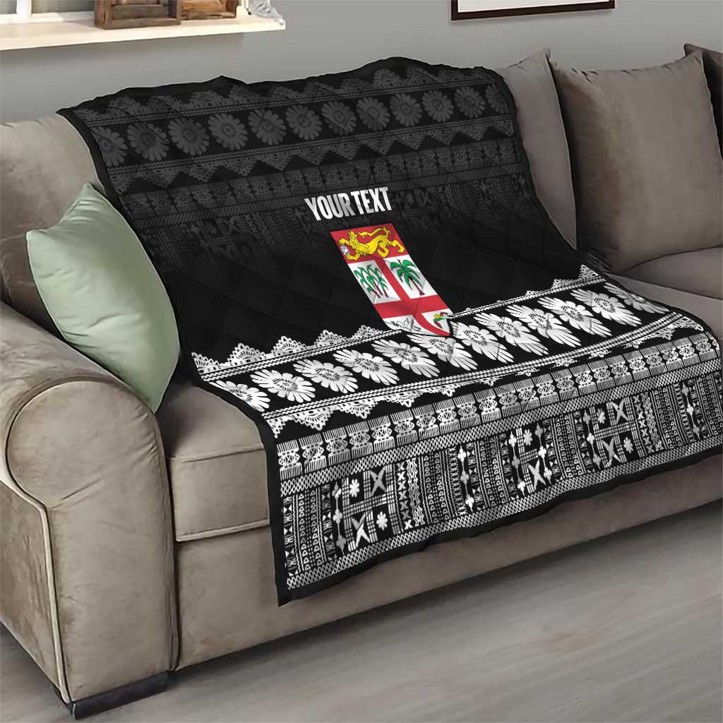 Fiji Tapa Rugby Custom Quilt Go Fijiana - Polynesian Pride