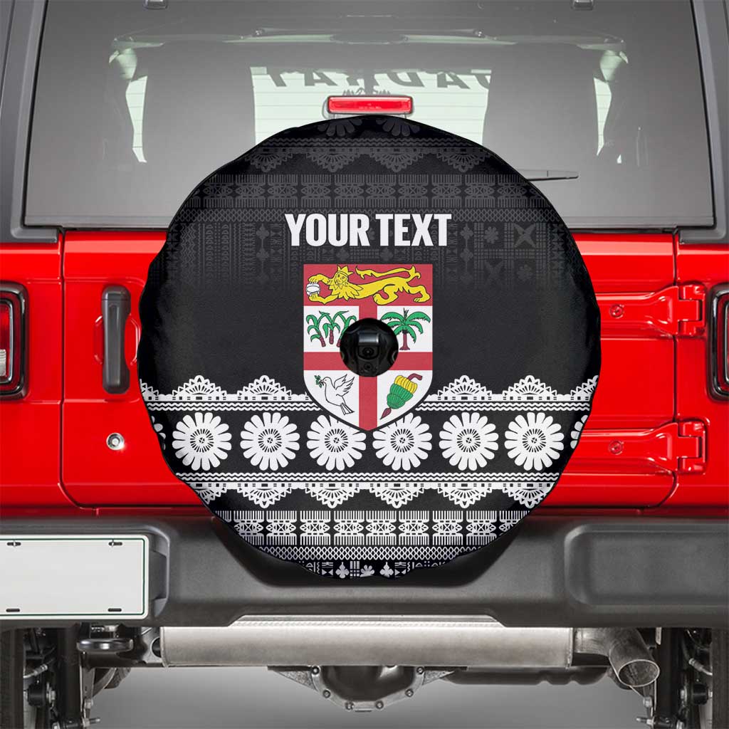 Fiji Tapa Rugby Custom Spare Tire Cover Go Fijiana LT14 - Polynesian Pride