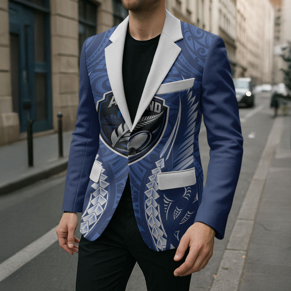 Auckland 2026 Rugby Custom Blazer NZ Maori Silver Fern