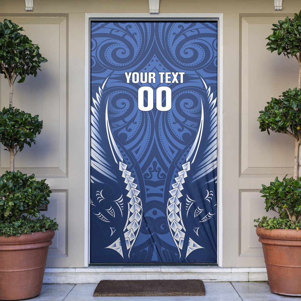Auckland 2026 Rugby Custom Door Cover NZ Maori Silver Fern