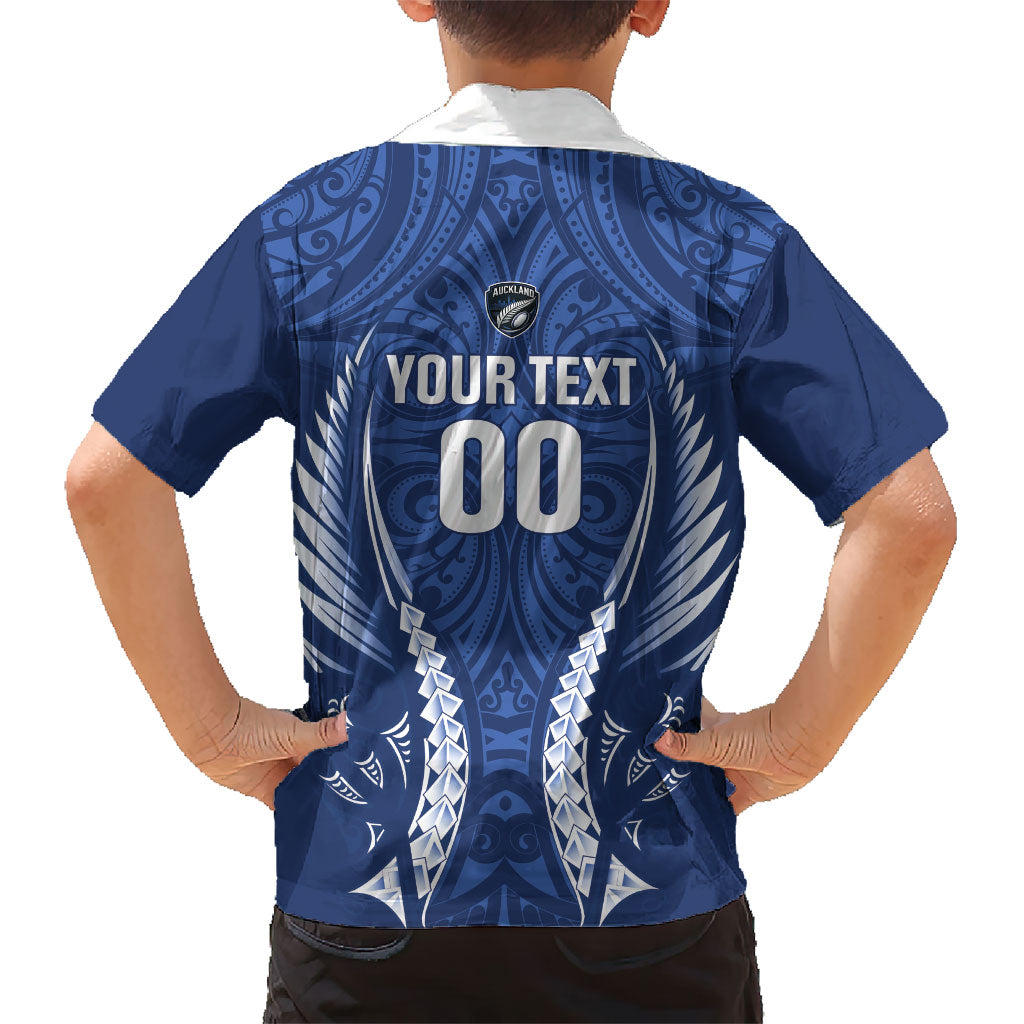 Auckland 2026 Rugby Custom Family Matching Off Shoulder Short Dress and Hawaiian Shirt NZ Maori Silver Fern