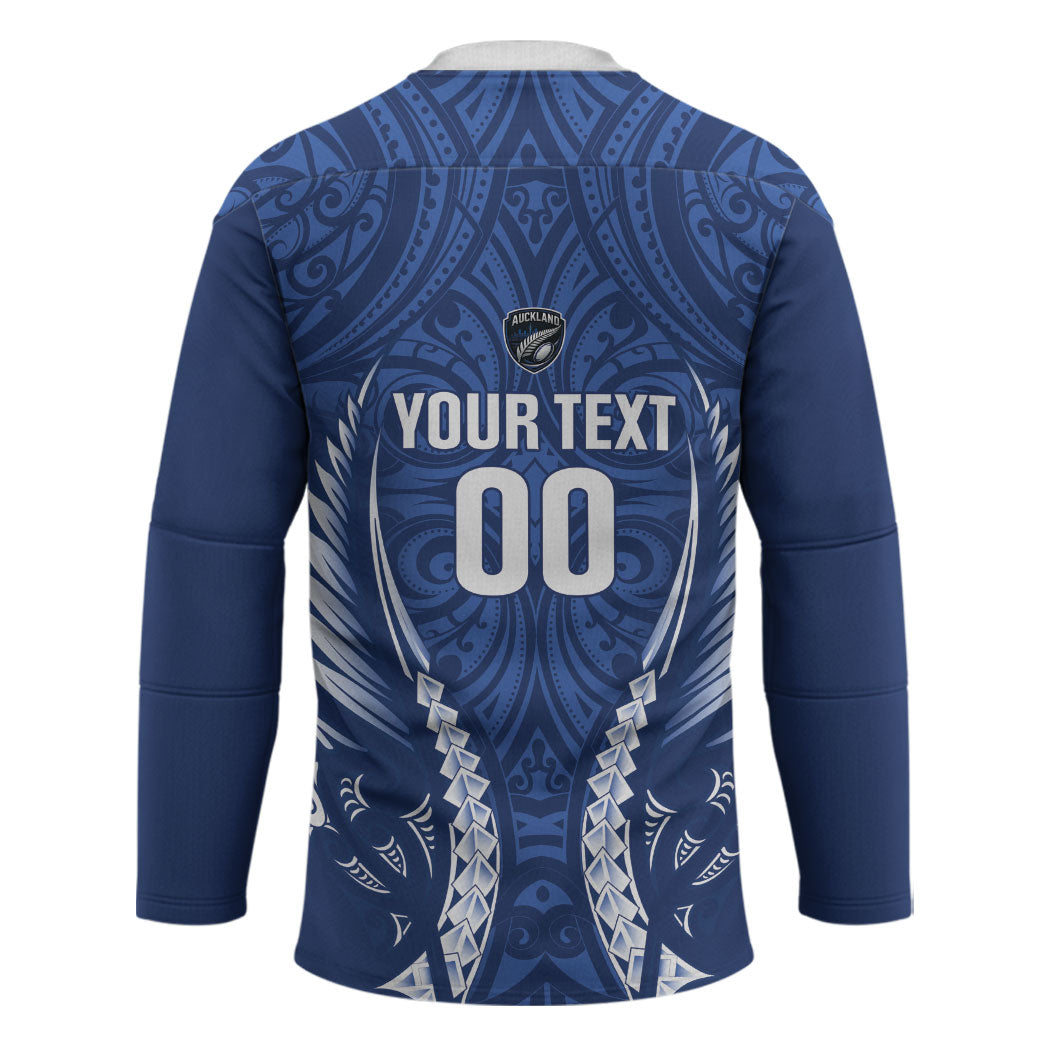 Auckland 2026 Rugby Custom Hockey Jersey NZ Maori Silver Fern