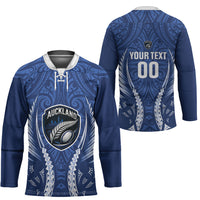 Auckland 2026 Rugby Custom Hockey Jersey NZ Maori Silver Fern