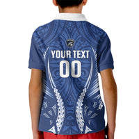 Auckland 2026 Rugby Custom Kid Polo Shirt NZ Maori Silver Fern