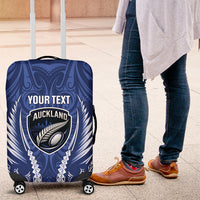 Auckland 2026 Rugby Custom Luggage Cover NZ Maori Silver Fern
