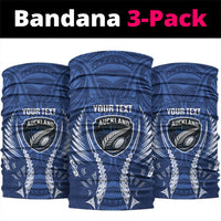 Auckland 2026 Rugby Custom Neck Gaiter NZ Maori Silver Fern