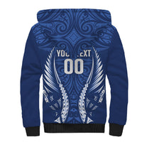 Auckland 2026 Rugby Custom Sherpa Hoodie NZ Maori Silver Fern