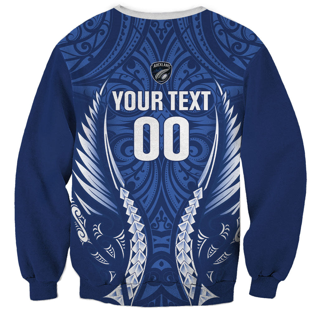 Auckland 2026 Rugby Custom Sweatshirt NZ Maori Silver Fern
