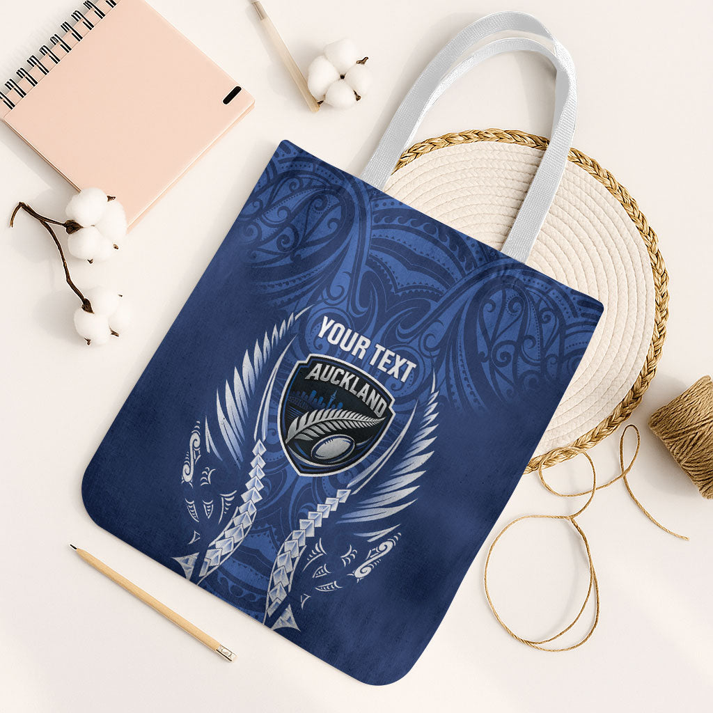 Auckland 2026 Rugby Custom Tote Bag NZ Maori Silver Fern