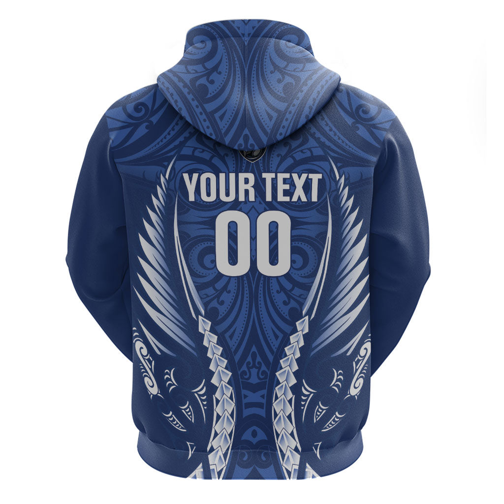 Auckland 2026 Rugby Custom Zip Hoodie NZ Maori Silver Fern