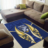 Bay of Plenty 2026 Rugby Custom Area Rug NZ Maori Silver Fern
