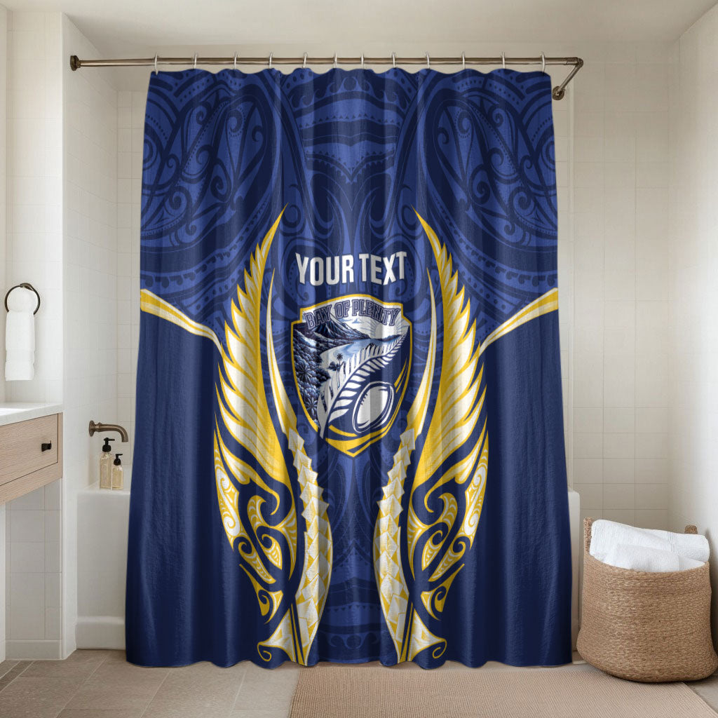 Bay of Plenty 2026 Rugby Custom Bathroom Set NZ Maori Silver Fern