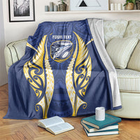Bay of Plenty 2026 Rugby Custom Blanket NZ Maori Silver Fern