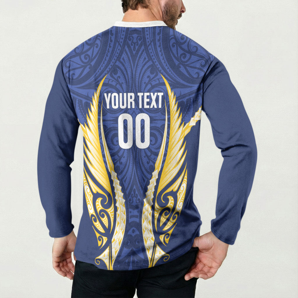 Bay of Plenty 2026 Rugby Custom Button Sweatshirt NZ Maori Silver Fern