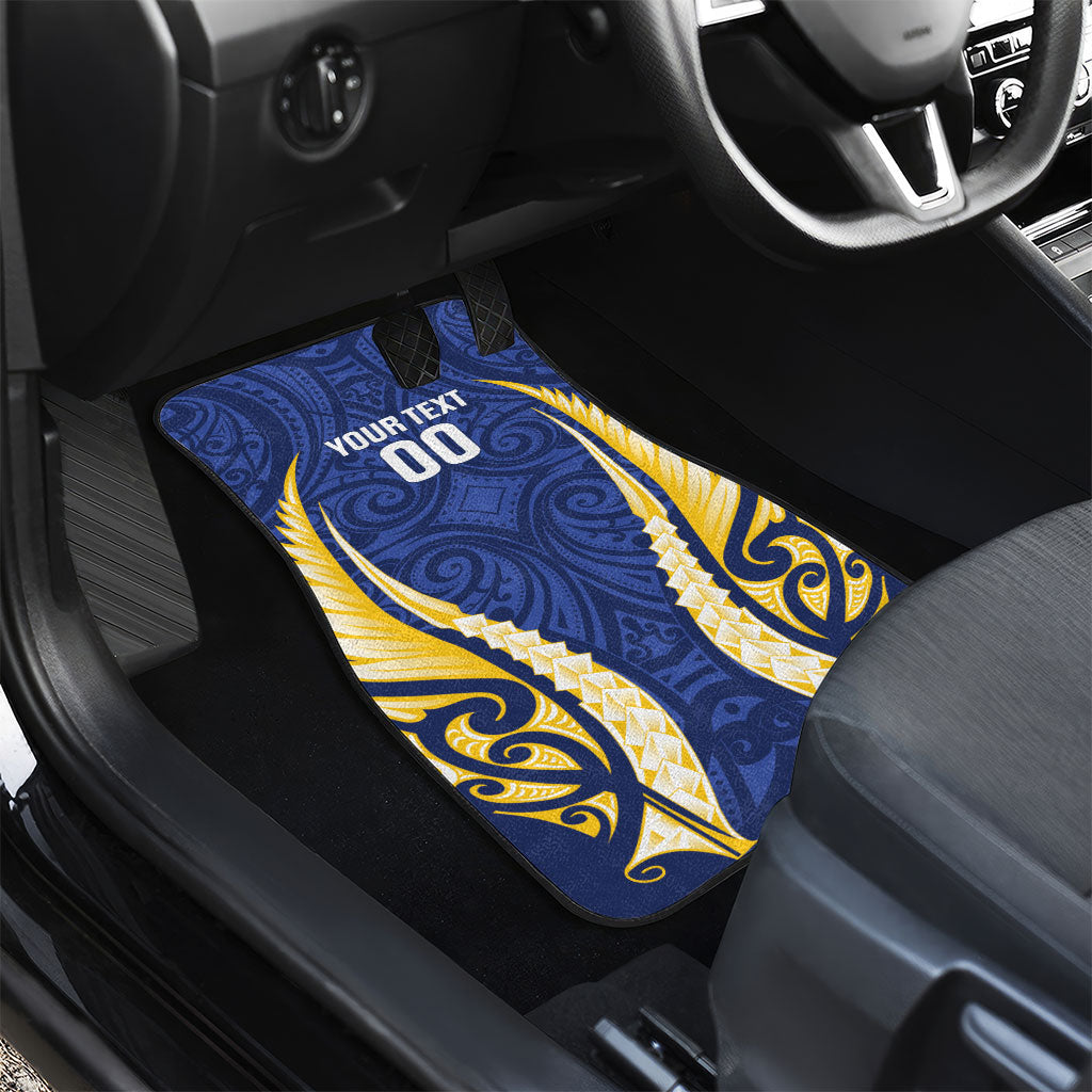 Bay of Plenty 2026 Rugby Custom Car Mats NZ Maori Silver Fern