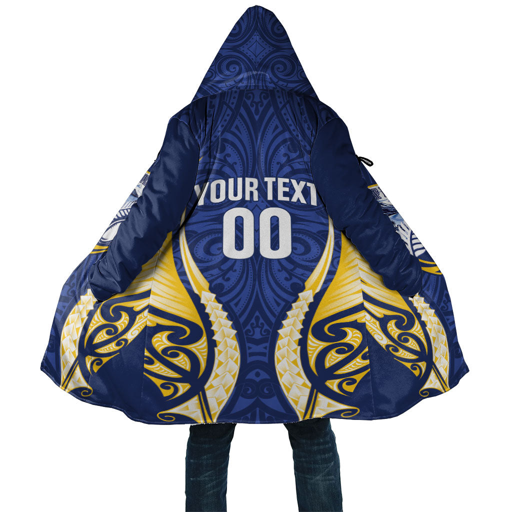 Bay of Plenty 2026 Rugby Custom Cloak NZ Maori Silver Fern LT14 Unisex Blue - Polynesian Pride