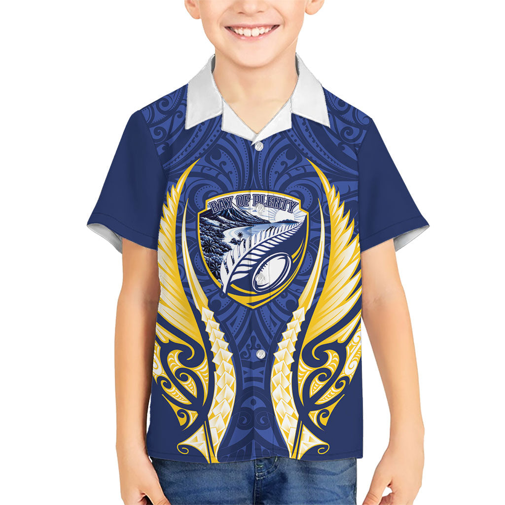 Bay of Plenty 2026 Rugby Custom Family Matching Off Shoulder Maxi Dress and Hawaiian Shirt NZ Maori Silver Fern
