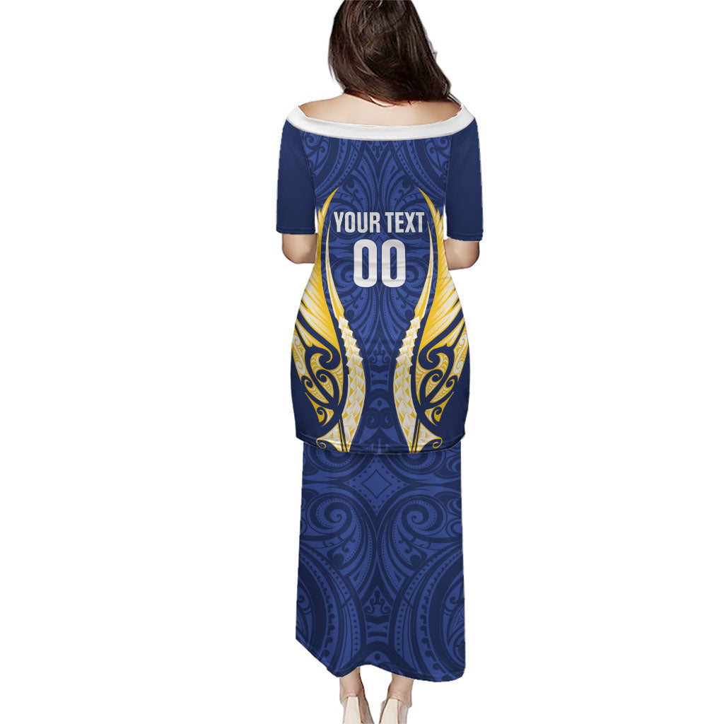 Bay of Plenty 2026 Rugby Custom Family Matching Puletasi and Hawaiian Shirt NZ Maori Silver Fern