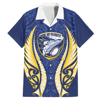 Bay of Plenty 2026 Rugby Custom Family Matching Short Sleeve Bodycon Dress and Hawaiian Shirt NZ Maori Silver Fern