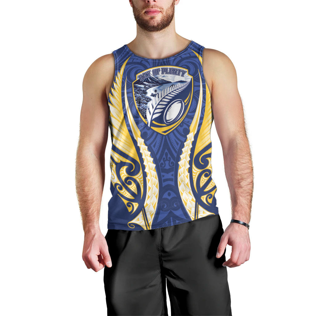 Bay of Plenty 2026 Rugby Custom Men Tank Top NZ Maori Silver Fern