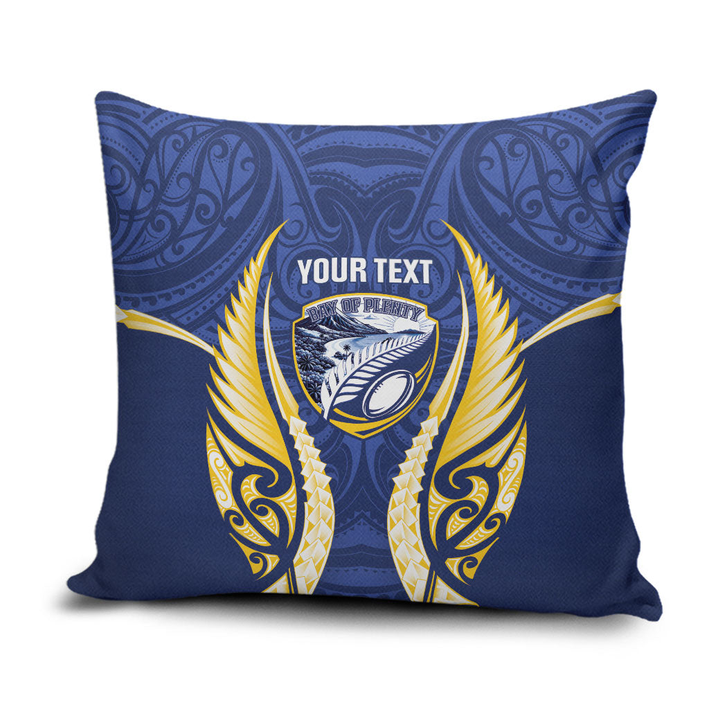 Bay of Plenty 2026 Rugby Custom Pillow Cover NZ Maori Silver Fern