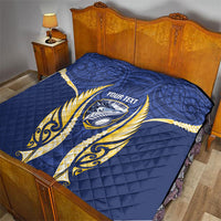 Bay of Plenty 2026 Rugby Custom Quilt NZ Maori Silver Fern