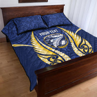 Bay of Plenty 2026 Rugby Custom Quilt Bed Set NZ Maori Silver Fern