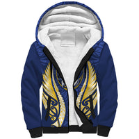 Bay of Plenty 2026 Rugby Custom Sherpa Hoodie NZ Maori Silver Fern