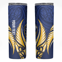 Bay of Plenty 2026 Rugby Custom Skinny Tumbler NZ Maori Silver Fern