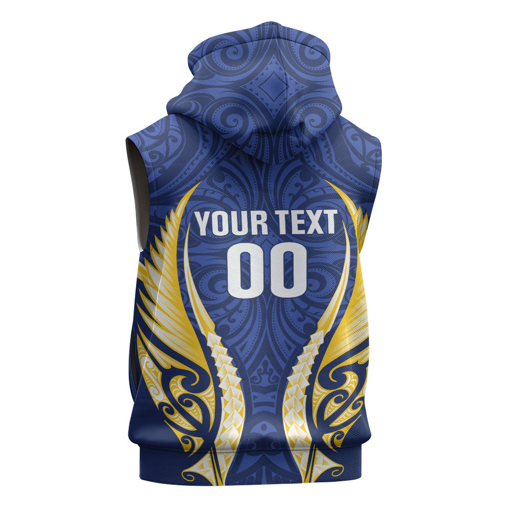 Bay of Plenty 2026 Rugby Custom Sleeveless Zip Hoodie NZ Maori Silver Fern