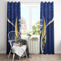Bay of Plenty 2026 Rugby Custom Window Curtain NZ Maori Silver Fern