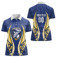 Bay of Plenty 2026 Rugby Custom Women Polo Shirt NZ Maori Silver Fern