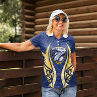 Bay of Plenty 2026 Rugby Custom Women Polo Shirt NZ Maori Silver Fern