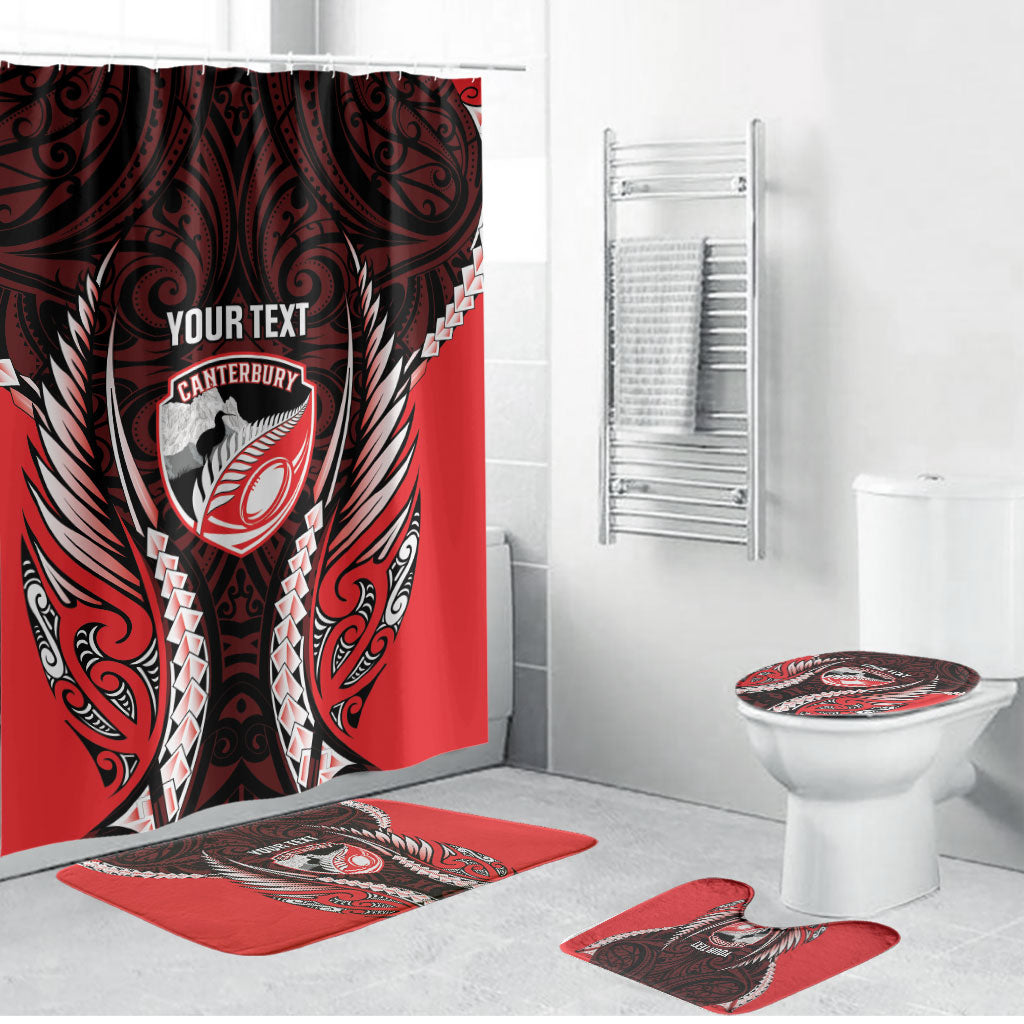 Canterbury 2026 Rugby Custom Bathroom Set NZ Maori Silver Fern