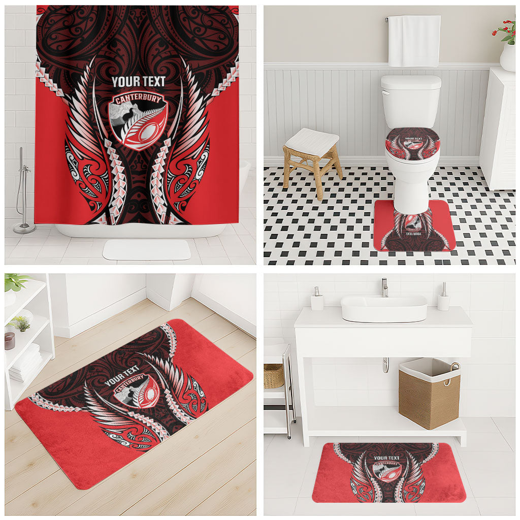 Canterbury 2026 Rugby Custom Bathroom Set NZ Maori Silver Fern