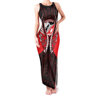 Canterbury 2026 Rugby Custom Family Matching Tank Maxi Dress and Hawaiian Shirt NZ Maori Silver Fern