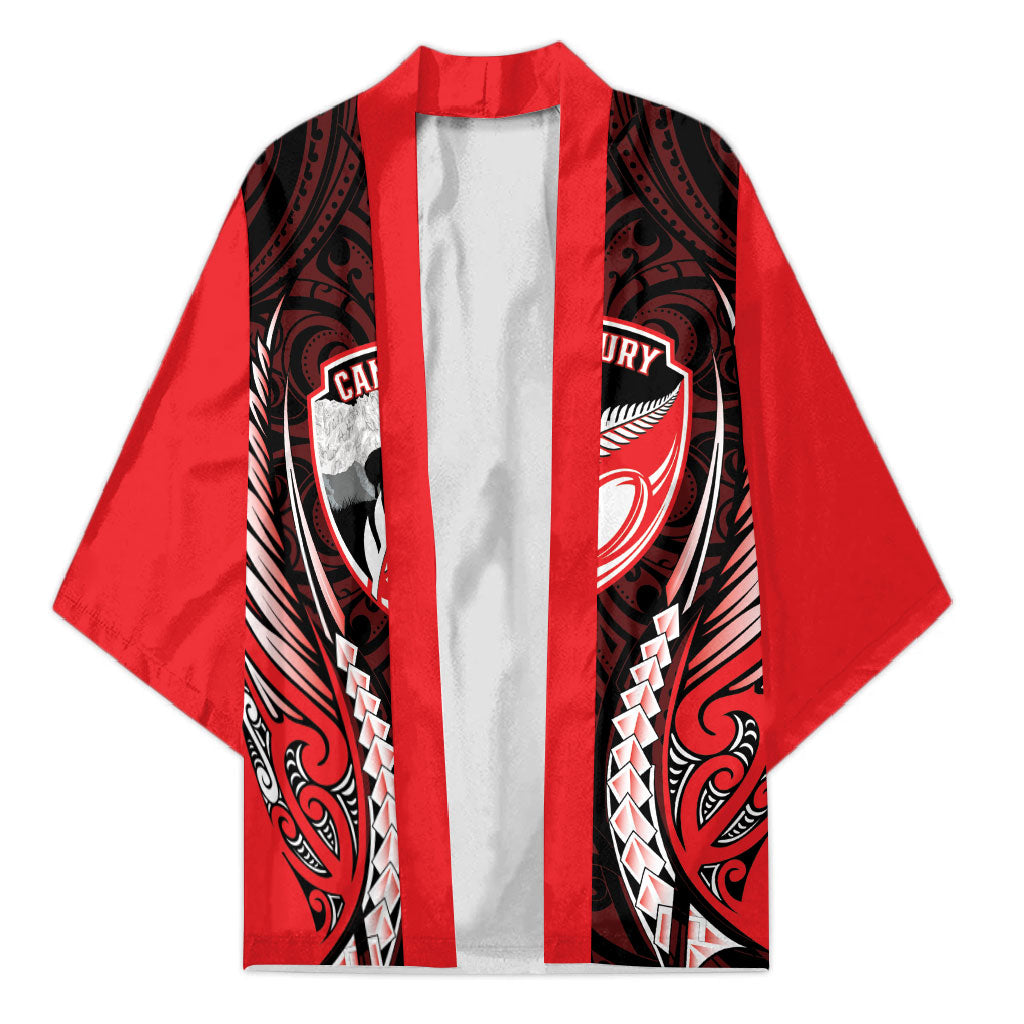 Canterbury 2026 Rugby Custom Kimono NZ Maori Silver Fern