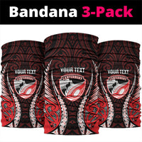 Canterbury 2026 Rugby Custom Neck Gaiter NZ Maori Silver Fern
