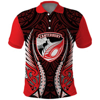 Canterbury 2026 Rugby Custom Polo Shirt NZ Maori Silver Fern