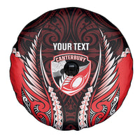Canterbury 2026 Rugby Custom Spare Tire Cover NZ Maori Silver Fern